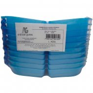 Estojo Porta Prótese Pequeno LF Azul Escuro A&G C/10