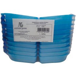 Estojo Porta Prótese Pequeno LF Azul Claro A&G C/10 Estojo Porta Prótese Pequeno LF Azul Claro A&G C/10