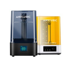Combo Impressora 3D Anycubic Photon Mono 2 4K+ Máquina de Lavar e Curar 3.0 Combo Impressora 3D Anycubic Photon Mono 2 4K+ Máquina de Lavar e Curar 3.0