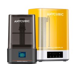 Combo Impressora 3D Anycubic Photon Mono 4 - 10K + Máquina de Lavar e Curar 3.0 Plus Combo Impressora 3D Anycubic Photon Mono 4 - 10K + Máquina de Lavar e Curar 3.0 Plus