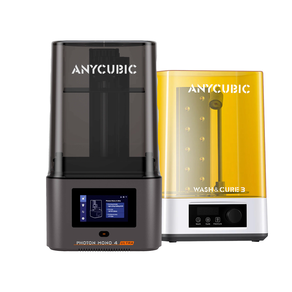 Combo Impressora 3D Anycubic Photon Mono 4 Ultra 10K + Máquina de Lavar ...
