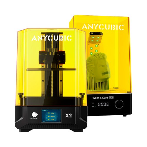 Combo Impressora 3D Anycubic Photon Mono X2 4K+ + Máquina de Lavar e Curar Plus