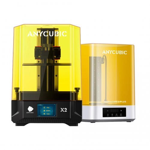 Combo Impressora 3D Anycubic Photon Mono X2 4K+ + Máquina de Lavar e Curar 3.0 Plus