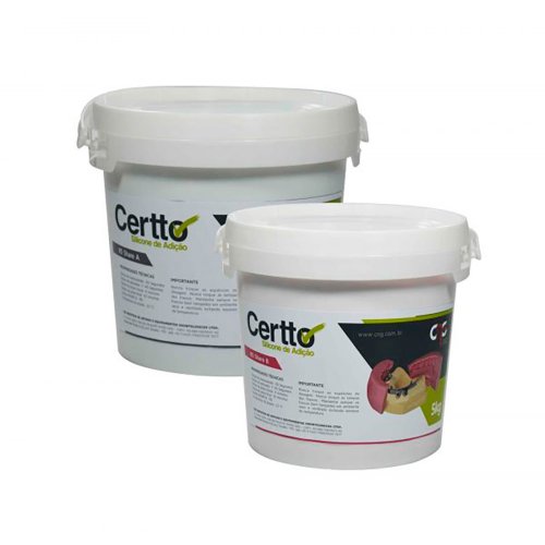 Certto Silicone de Adição Kit 5kg A+5kg B