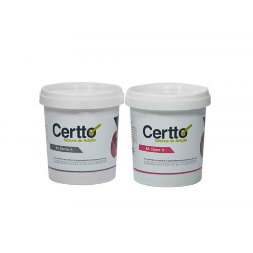 Certto Silicone de Adição Kit 900g A + 900g B