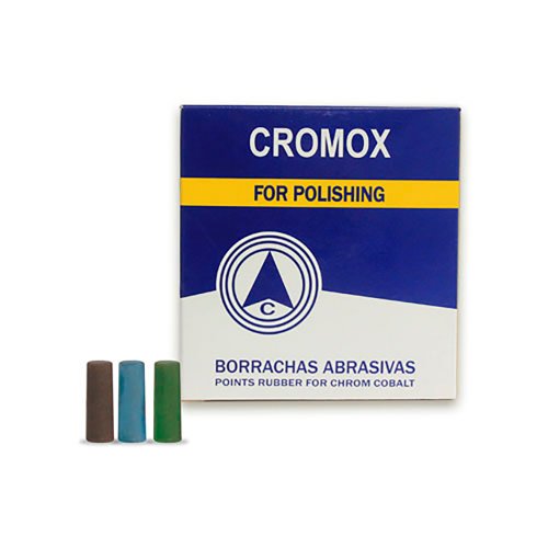 Ponta de Borracha Azul Não-Montada c/100 - Cromox