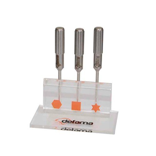 Kit de Chaves para Implantes (Quadrada+Hexagonal+Estrela) Defama