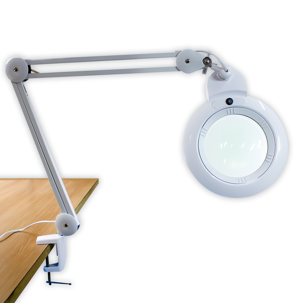 Luminária Lupa para bancada Com LED BRANCO DPF