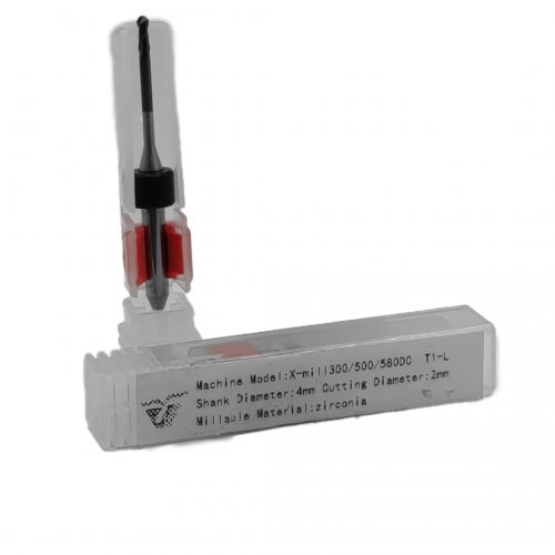 Fresa CAD/CAM XTCera para Zircônia T1-L 2.0 mm Longa