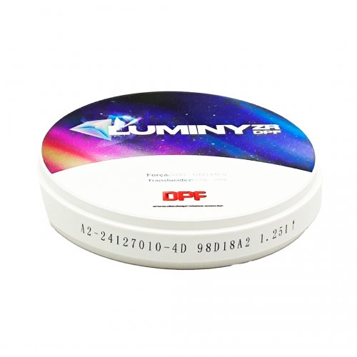 Disco de Zircônia Multilayer 4D Luminy ZR DPF D98 H16 A2 Disco de Zircônia Multilayer 4D Luminy ZR DPF D98 H16 A2