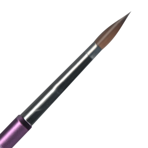 Pincel Pelo Kolinsky p/ Cerâmica Purple Nº 06 - DPF