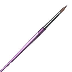 Pincel Pelo Kolinsky p/ Cerâmica Purple Nº 06 - DPF Pincel Pelo Kolinsky p/ Cerâmica Purple Nº 06 - DPF