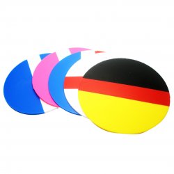 Placa Proteção Bucal Redonda 3mm Países com 5 - DPF Placa Proteção Bucal Redonda 3mm Países com 5 - DPF