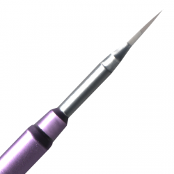 Ponteira Pincel Pelo Kolinsky p/ Pintura Purple Nº 0 - DPF Ponteira Pincel Pelo Kolinsky p/ Pintura Purple Nº 0 - DPF