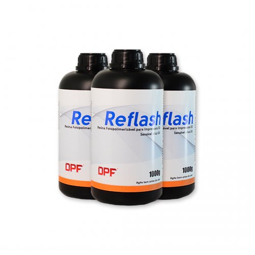 Resina Reflash 3D Calcinável Cor Laranja-Orange 1000g - DPF