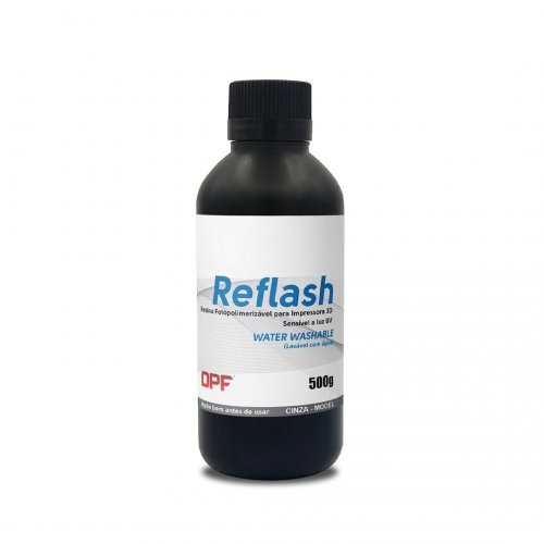 Resina Reflash 3D para Modelos Lavável Cor Cinza-Gray 500g - DPF