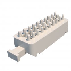 Placa Base Gesso Arcada Parcial Branca - Pacote com 50 peças - Easy TDR Placa Base Gesso Arcada Parcial Branca - Pacote com 50 peças - Easy TDR