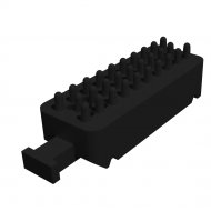 Placa Base Gesso Arcada Parcial Preta - Pacote com 50 peças - Easy TDR Placa Base Gesso Arcada Parcial Preta - Pacote com 50 peças - Easy TDR