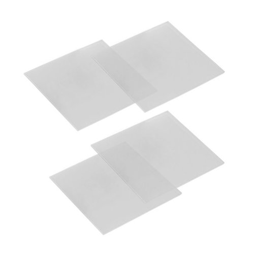 Placa Cristal 1,5mm Quadrada Transparente Pct c/ 5 Unidades - EssenceDental