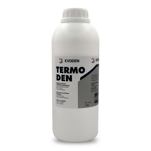 Resina Acrílica Termopolimerizável Termoden 1Kg Rosa Médio com Veias