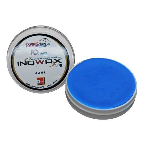 Cera Inowax Para Escultura Azul 65g