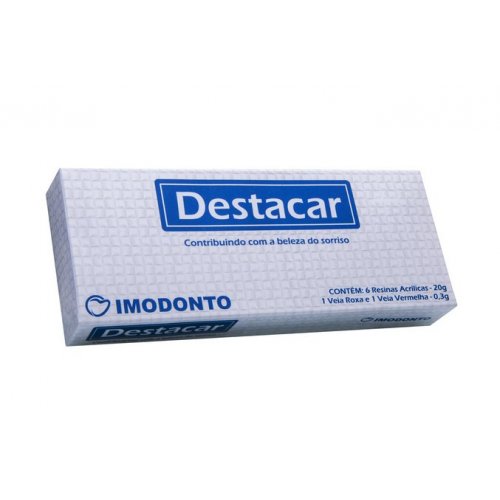 Kit Caracterização de Gengiva Destacar (06 resinas de 20g + 02 veias de 0,3g)