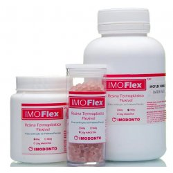 Resina Termoplástica Flexível Imoflex Rosa Medio 420g - Imodonto