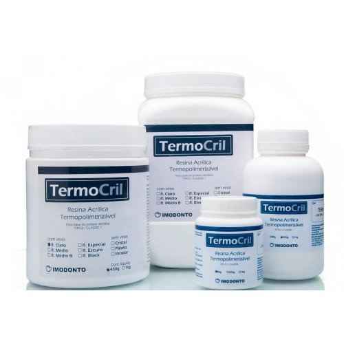 Resina Acrílica Termopolimerizável Termocril Incolor 225g - Imodonto