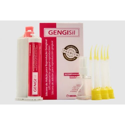 Silicone de Adição/Gengiva artificial - Gengisil 50 mL - Imodonto