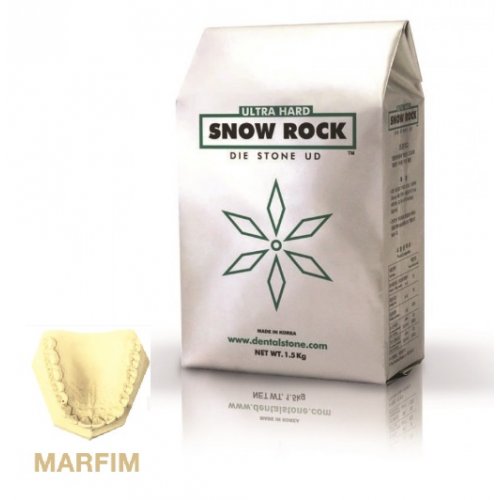 Gesso Snow Rock Stone Tipo IV 1,5kg Marfim