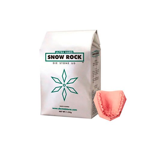 Gesso Snow Rock Stone Tipo IV 1,5kg Rosa