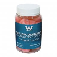 Cera p/ Enceramento Wilson Rosa Médio 200g - Polidental Cera p/ Enceramento Wilson Rosa Médio 200g - Polidental