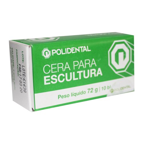 Cera Para Escultura em Bloco 72g - Polidental