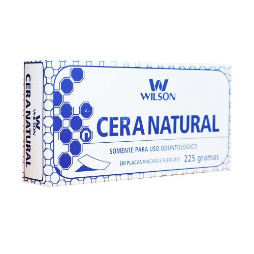 Cera Branca Natural Wilson 225g - Polidental