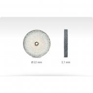 Pedra Cinza Especial em Carbeto de Silício Roda (Mizzi) c/ 50 - Talmax