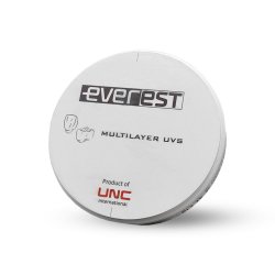 Disco de Zircônia Multilayer Everest UVS Universal D98mm H14mm A1 DPF Disco de Zircônia Multilayer Everest UVS Universal D98mm H14mm A1 DPF