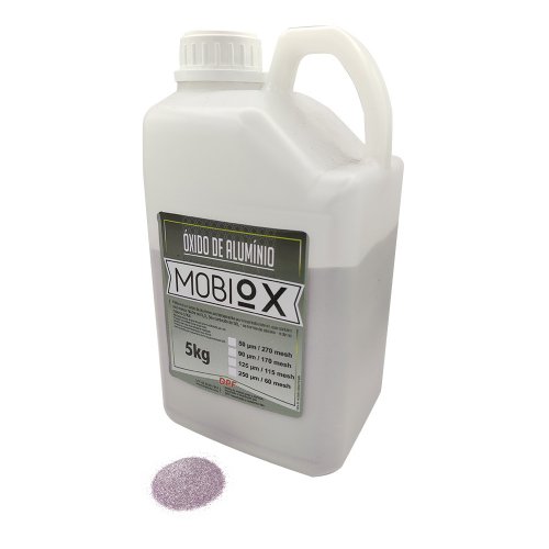 Óxido Alumínio 125 Microns Violeta 5Kg MobiOx - DPF